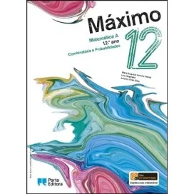 9789720429049 - Máximo 12 - Matemática A ( 3 Volumes) - Manual do Aluno