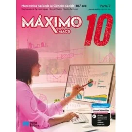 9789720429056 - Máximo 10 - Matemática Aplicada às Ciências Sociais ( 2 Volumes) - Manual do Aluno
