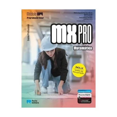 9789720443847 - MX PRO - Matemática - Módulo OP4 - Programação linear - Ensino Profissional