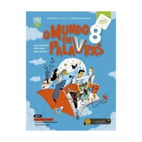 9789897444906 - O Mundo em Palavras 8 - Português - Manual do Aluno