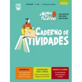 9789897445286 - O Mundo em Palavras 9 - Português - 9.º Ano - Caderno de Atividades / Preparação para a Prova Final