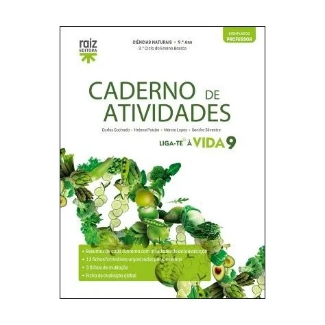 9789897445323 - Liga-te à Vida 9 - Ciências Naturais - Caderno de Atividades