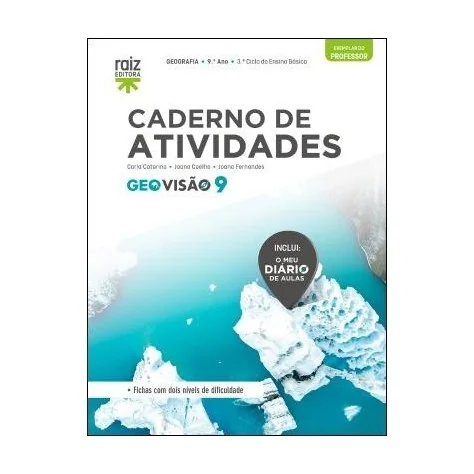 9789897445361 - GeoVisão 9 - Geografia - Caderno de Atividades / O Meu Diário de Aulas