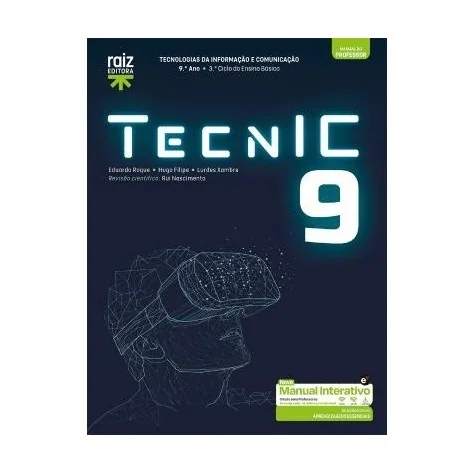 9789897445439 - TecnIC 9 - TIC - Manual do Aluno
