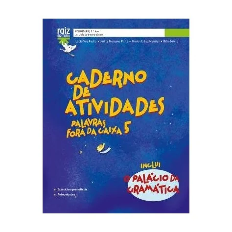 9789897445514 - Palavras Fora da Caixa 5 - Português - Caderno de Atividades /Palácio da Gramática