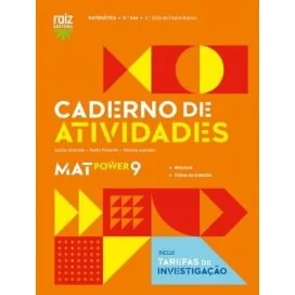 9789897445699 - MatPower 9 - Matemática - Caderno de Atividades / Tarefas de investigação