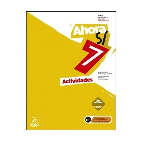 9789897672927 - Ahora Sí 7 - Espanhol - Níveis A1.2 | A2.1 | A2.2 - Ahora Actividades/Caderno de Atividades