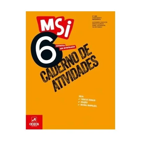 9789897679209 - MSI 6 - Matemática Sob Investigação 6 - Caderno de Atividades