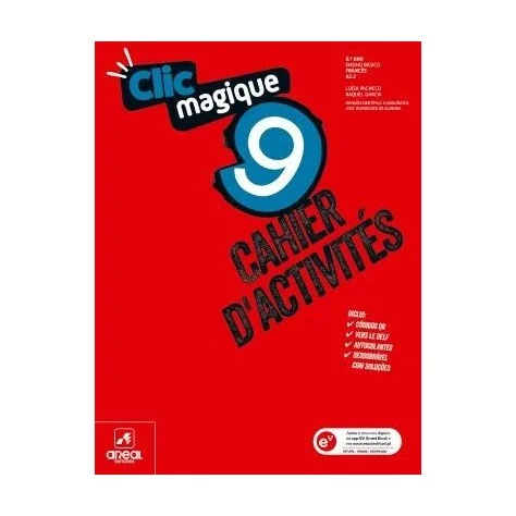 9789897679421 - Clic Magique 9 - Francês - Nível A2.2 - Cahier d'activités/Caderno de Atividades