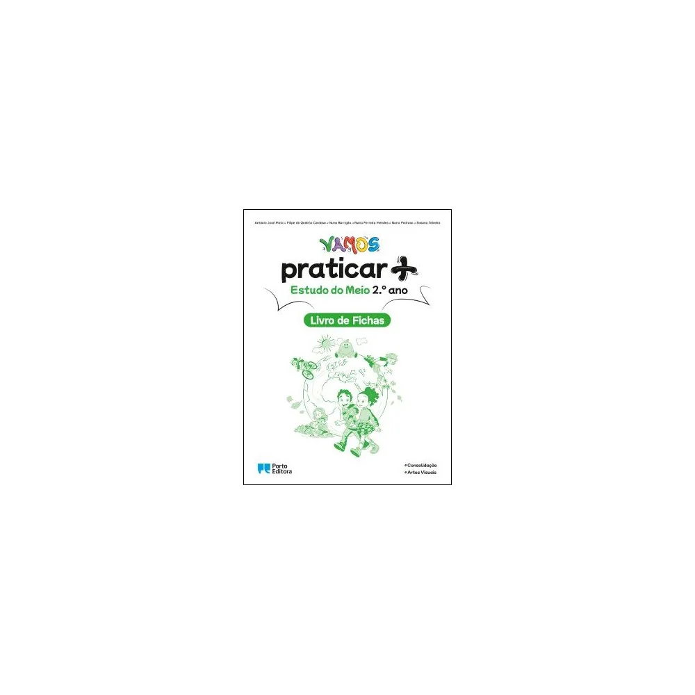 9789720120090 - VAMOS praticar + (Livro de Fichas) - Estudo do Meio - 2.º Ano - Caderno de Atividades