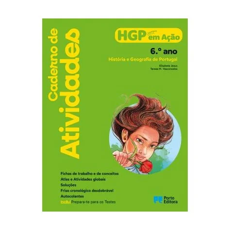9789720204363 - HGP Sempre em Ação 6 - História e Geografia de Portugal - Caderno de Atividades/Prepara-te para os Testes