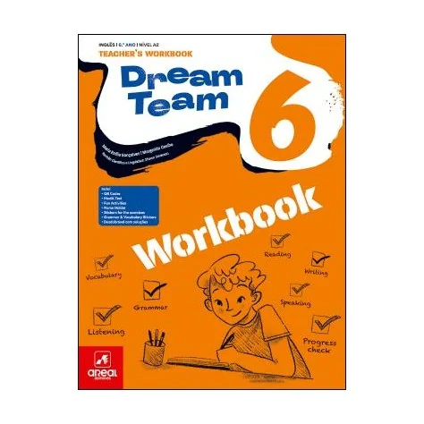 9789895750245 - Dream Team 6 - Inglês - Workbook - Caderno de Atividades