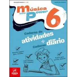 9789895750368 - Música com Power 6 - Educação Musical - Caderno de Atividades