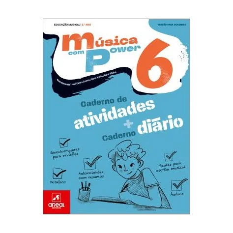 9789895750368 - Música com Power 6 - Educação Musical - Caderno de Atividades