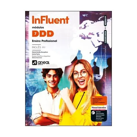 9789895750382 - InFluent - Inglês - Módulos 7, 8, 9 - Ensino Profissional