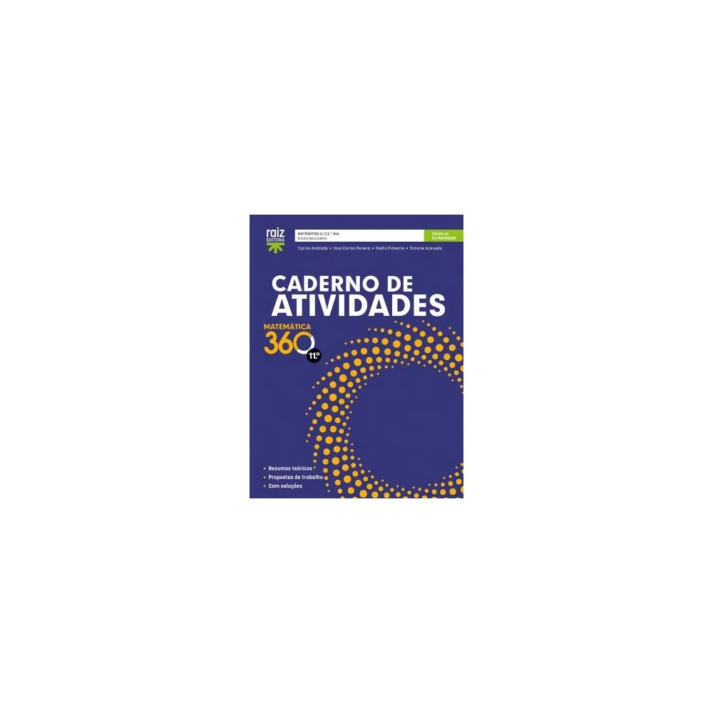 9789897445866 - Matemática 360 11.º Ano - Matemática A - Caderno de Atividades / Começar a preparar o Exame