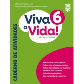 9789897445941 - Viva a Vida! 6 - Ciências Naturais - Caderno de Atividades