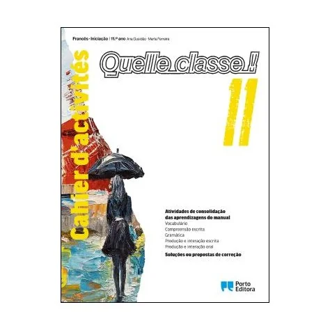 9789720405685 - Quelle classe! 11 - Francês - Iniciação - Caderno de Atividades