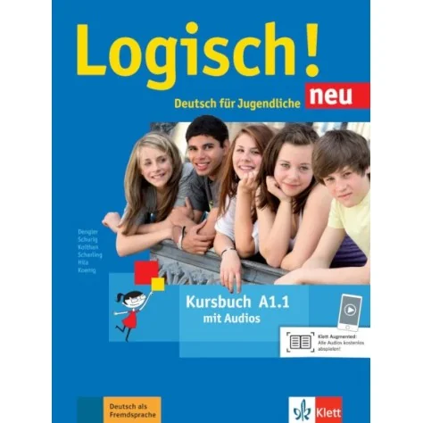 9783126052030 - Logisch! Neu A1.1 Kursbuch - Alemão 7.º Ano - Manual do Aluno