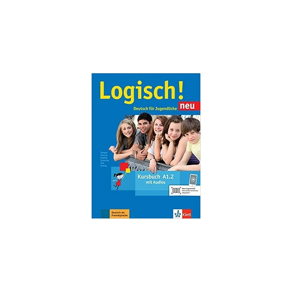 9783126052054 - Logisch! Neu A1.2 Kursbuch - Alemão 8.º Ano - Manual do Aluno