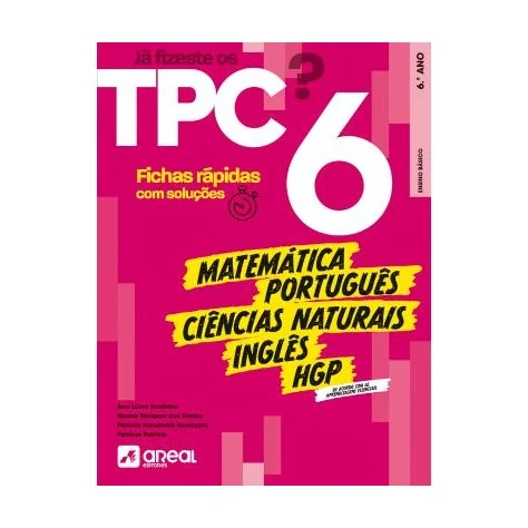 9789897677892 - Já fizeste os TPC? 6 - 6.º Ano