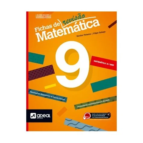 9789897679988 - Fichas de Matemática 9 - 9.º Ano