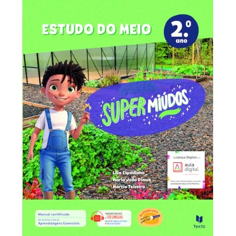9789724759470 - Supermiúdos - Estudo do Meio 2.º Ano - Manual do Aluno