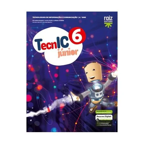 9789897445880 - TecnIC Júnior 6 - TIC - Manual do Aluno