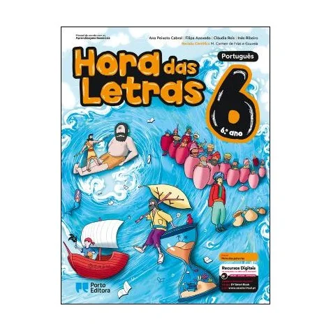 9789720200259 - Hora das Letras 6 - Português - Manual do Aluno