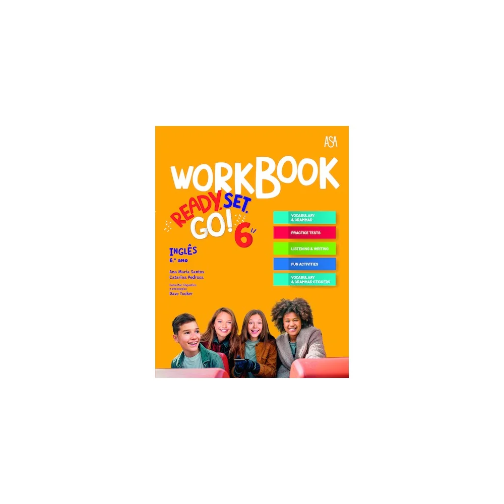 9789892364391 - Ready, Set, Go! 6 - Inglês - Wrokbook/Caderno de Atividades