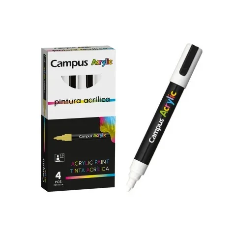 8426307330961 - Marcadores Campus Acrylic 2mm Branco