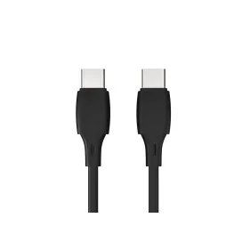 Cabo USb-C a USB-C Q-Connect PVC 1M Preto