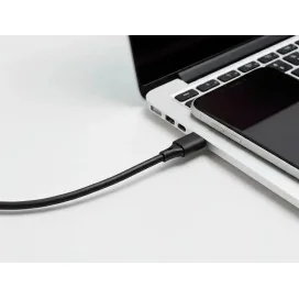 Cabo USb-C a USB-C Q-Connect PVC 1M Preto