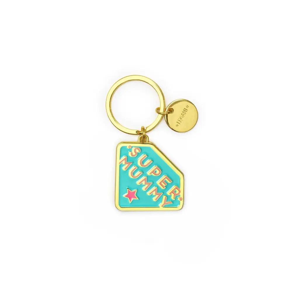 Porta-Chaves Esmalte - What a Key Ring - Super Mummy (Super Mãe)