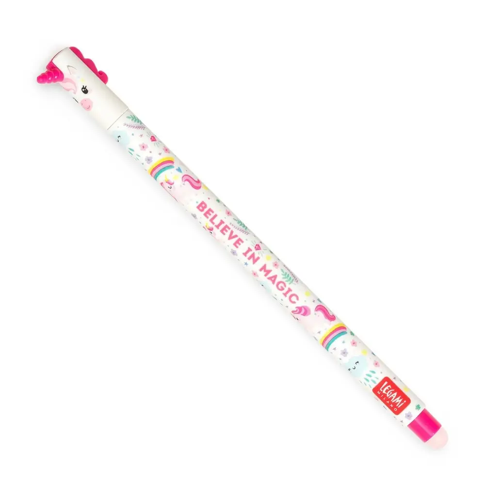 Caneta Gel Apagável Erasable Pen Legami - Unicórnio "Believe in Magic"